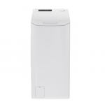 Candy Washing Machine | TCA063D3-S | Energy efficiency class C | Top loading | Washing capacity 6 kg | 1000 RPM | Depth 60 cm | Width 41 cm | Display | Digit | White
