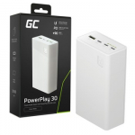 Powerbank 30 000mAh, 22.5W, 4 ports, white