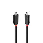 USB kabelis - LINDY USB4 Type C Laidas, M/M, 40Gbps, 240W, 2 m, Juodas