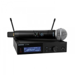 Shure SLXD24+E/58-G65 - skaitmeninė belaidė sistema su siųstuvu ir rankiniu mikrofonu (470&ndash;606 MHz)