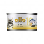 OLLO Cat nr 10 Tuna and Cheese in broth - &scaron;lapias kačių maistas - 70g