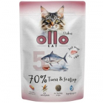OLLO Cat No. 5 Tuna and scallop - &scaron;lapias kačių maistas - 85g