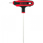 Raktas T- formos &scaron;e&scaron;iakampis HEX 6 mm, su rutuline galvute, KS Tools