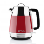 ETA | Storio Kettle | ETA918690030 | Standard | 2150 W | 1.7 L | Stainless steel | 360&deg; rotational base | Red