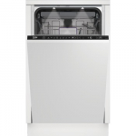BEKO Dishwasher | BDIS38040Q | Built-in | Width 45 cm | Number of place settings 10 | Number of programs 8 | Energy efficiency class C | Display | White