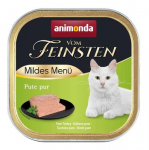 ANIMONDA Vom Feinsten Mildes Menu Mono Turkey - &scaron;lapias kačių maistas - 100g