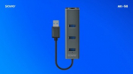 HUB AK-58 USB-A 3.1 SAVIO