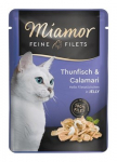 MIAMOR Feine Filets Tuna with squid - &scaron;lapias kačių maistas - 100g