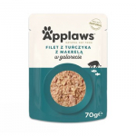 APPLAWS Tuna Fillet with Mackerel in Jelly - &scaron;lapias kačių maistas - 70g