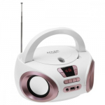 Radio Boombox CD MP3 AD1181 white copper
