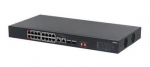 Switch|DAHUA|S3218-16ET-135|Switch type Unmanaged|Switch layer L2|Rack mounting Yes|Stackable Yes|Form factor 1U|16xRJ-45 ports|RJ-45 Ports Type Gigabit Ethernet (10/100/1000)|2xSFP module slots quantity|Power over Ethernet (PoE) Yes|2xPower over Eth ...