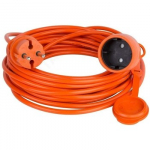 VERTEX PZO10M3x2.5POM Suvyniojamas ilgintuvas 10 m oranžinis