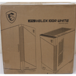 SALE OUT. MSI MPG VELOX 100R White PC Case, Mid-Tower, USB 3.2, Audio-out, Mic-in | MSI PC Case | MPG VELOX 100R WHITE | Mid-Tower | White | DAMAGED PACKAGING, DENTED CORNER (TOP)