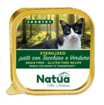 NATUA Country Sterilised Turkey with vegetables - &scaron;lapias kačių maistas - 100g