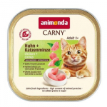 ANIMONDA Carny Adult Chicken and catnip Mono - &scaron;lapias kačių maistas - 85g