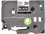 BROTHER P-Touch TZE-345 white on black 18mm