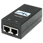[Atidaryta pakuotė] Ubiquiti PoE-24G Passive PoE Adapter EU, 24V 0.5A, ESD prot, 12W, Gigagbit Eth.