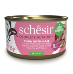 SCHESIR in jelly Tuna with ham - &scaron;lapias kačių maistas - 85 g