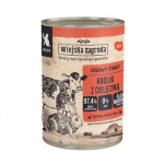 WIEJSKA ZAGRODA Rabbit with veal for kittens - &scaron;lapias kačių maistas - 400g
