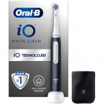 Oral-B Electric Toothbrush | iO White Clean | Rechargeable | For adults | Number of brush heads included 1 | Number of teeth brushing modes 2 | Black/White