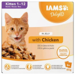 IAMS DELIGHTS Kitten in Jelly box &ndash; &scaron;lapias pa&scaron;aras katei &ndash; 8x85g