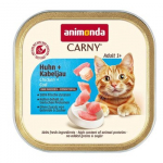 ANIMONDA Carny Adult Chicken and cod - &scaron;lapias kačių maistas - 85g