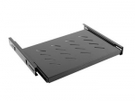 LANBERG AK-1006-B fixed sliding shelf 19 1U/465x350mmmax load capacity up to 18kg black