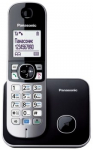 Panasonic KX-TG6811 DECT telefonas Skambintojo ID Juoda