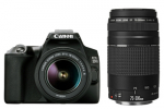Canon EOS 250D + EF-S 18-55mm III + EF 75-300mm III (Black)
