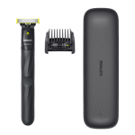 Philips | Shaver | OneBlade QP1424/65 | Operating time (max) 30 min | Wet and Dry | NiMH | Charcoal Grey