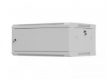 Lanberg Wall mounted installation cabinet 19" 4U 600X450 | WF01-6404-00S | Gray