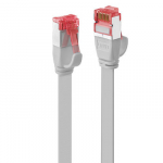 Tinklo Kabelis - LINDY Cat.6 U/FTP Plok&scaron;čias Tinklo Kabelis, RJ45, M/M, 250MHz, 32AWG, 2 m, Pilkas