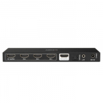 HDMI Jungiklis - LINDY 4 Prievadų HDMI Jungiklis, 8K@60Hz, 48Gbit/s, Juodas