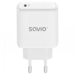 SAVIO LA-14 20W tinklo įkroviklis su Power Delivery 3.0