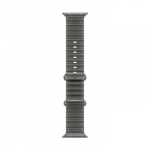 49mm Translucent Black Ocean Band - Natural Titanium Finish