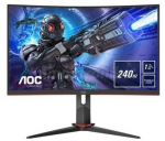 AOC C32G2ZE 240Hz lenktas LED GAMING monitorius su VA ir AMD FreeSync Premium technologijomis | 31.5 colių | FULL HD (1920x1080, 16:9) | Reakcijos laikas: 1ms | Peržiūros kampas: 178&deg;/​178&deg; | Jungtys: HDMI, DisplayPort, Line-Out | Pakreipiamas stovas ...
