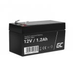 GREEN CELL Battery AGM 12V 1.2 Ah
