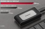 KINGSTON XS2000 PORTABLE SSD 1TB USB3.2 (USB Type C) Write speed 2000 MB/s|Read speed 2000 MB/s