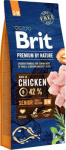BRIT Premium by Nature Senior Small and Medium Chicken - sausas maistas &scaron;unims - 15 kg