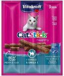 VITAKRAFT CatStick Mini with flounder and Omega-3 - skanėstas katėms - 3 vnt