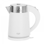 Adler | Kettle | AD 1372 | Electric | 800 W | 0.6 L | Plastic/Stainless steel | 360&deg; rotational base | White
