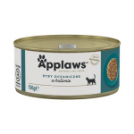 APPLAWS Ocean fish in broth - &scaron;lapias kačių maistas - 156g