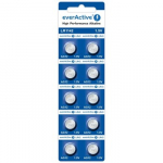 ALKALINE MINI BATTERIES AG12 BLISTER 10 PCS.