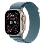 Watch Ultra 3 GPS + Cellular 49mm Natural Titanium Case with Light Blue Alpine Loop - Large