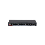 Jungiklis - Dahua PFS3210-8GT2GF-96 8 Prievadų PoE Gigabit Jungiklis