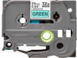 BROTHER TZ751 24 BLACK ON GREEN