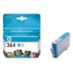 HP 364 original Ink cartridge CB318EE BA1 cyan standard capacity 3ml 300 pages 1-pack with Vivera Ink cartridge