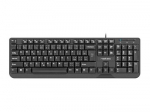 NATEC Keyboard Trout Slim black USB - Angli&scaron;kų/čeki&scaron;kų/slovaki&scaron;kų raidžių i&scaron;sidėstymas