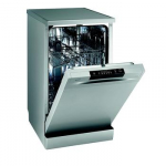 Dishwasher | GS520E15S | Free standing | Width 45 cm | Number of place settings 9 | Number of programs 5 | Energy efficiency class E | Display | AquaStop function | Grey