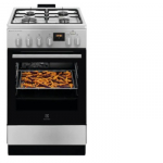 Electrolux Steambake, 58 L, plotis 50 cm, nerūdijančio plieno - Dujinė viryklė su elektrine orkaite